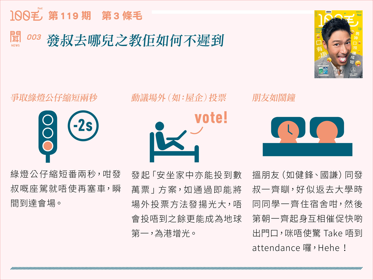 第119期《100毛》第3條毛（節錄）