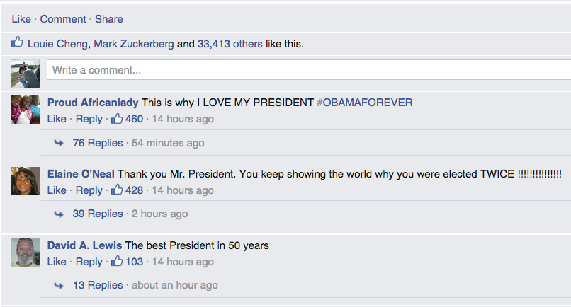 圖片來源:The White House facebook page 截圖