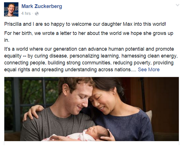 圖片來源：Mark Zuckerberg facebook