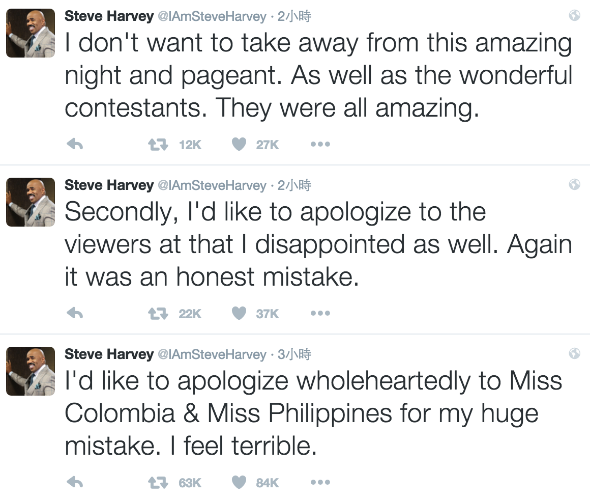 圖片來源：Steve Harvey’s Twitter
