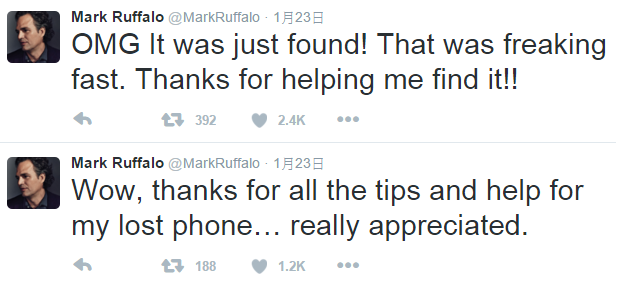 圖片來源:markruffalo/twitter